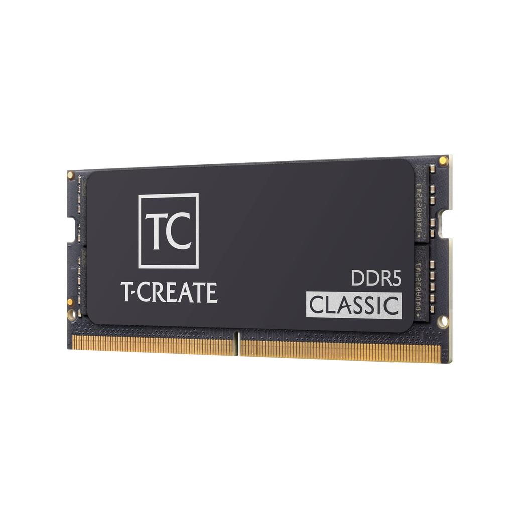 Mémoire RAM TEAMGROUP Classic DDR5 SODIMM 2x16 Go CL46 pour ordinateur portable T-Create 5600 MHz(PC5-44800) - CTCCD532G5600HC46ADC-S01