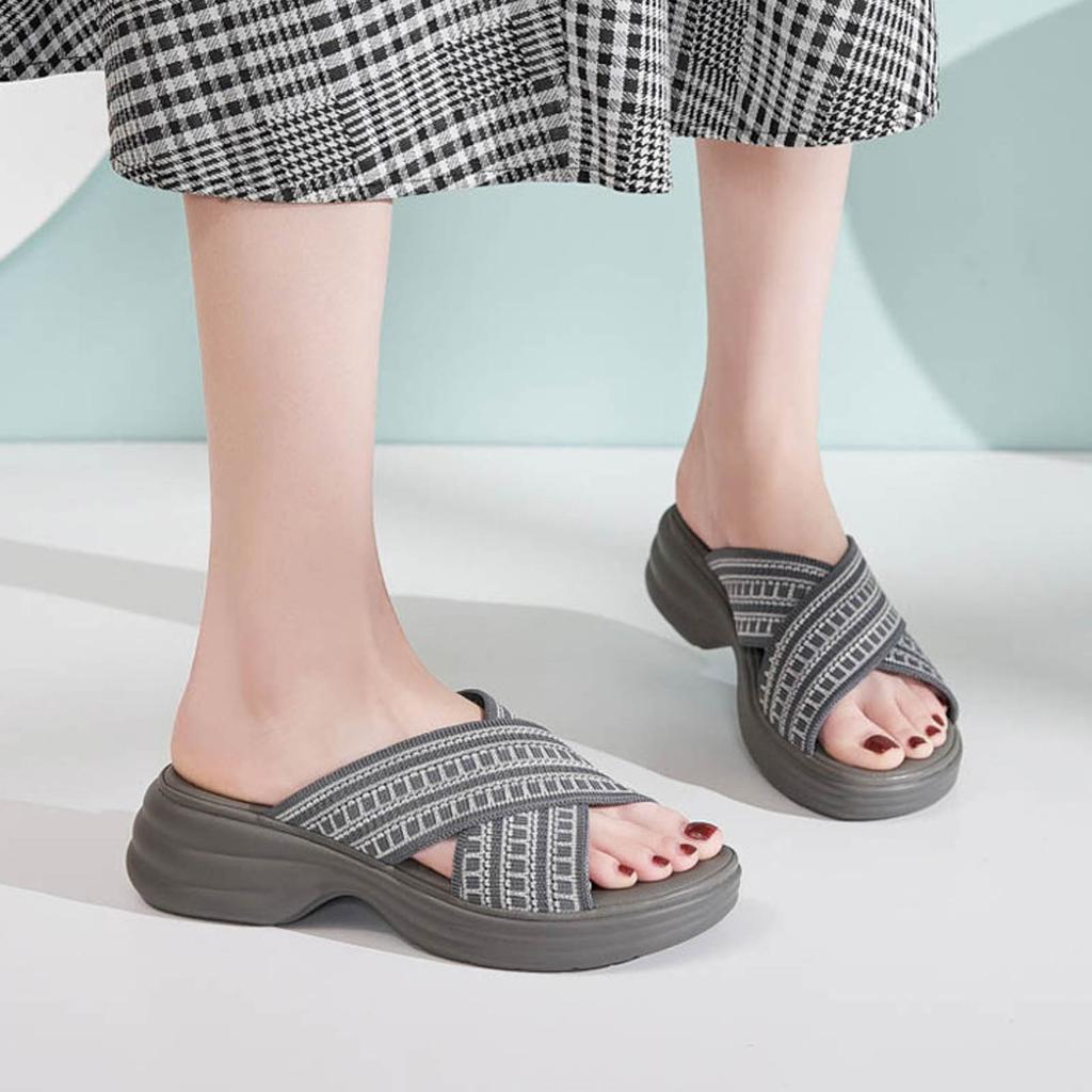 Fashionable And Versatile Slippers Sandal For Womens Woven Thick Soled Shoes Women'S Sandals Sandalias De Mujer Verano 2026