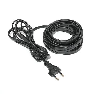20 Foot Pre-assembled Heating Cable 220V Heating Wire For Pipe Anti-Freeze Self-regulating Pipe Heat Cable With EU Plug