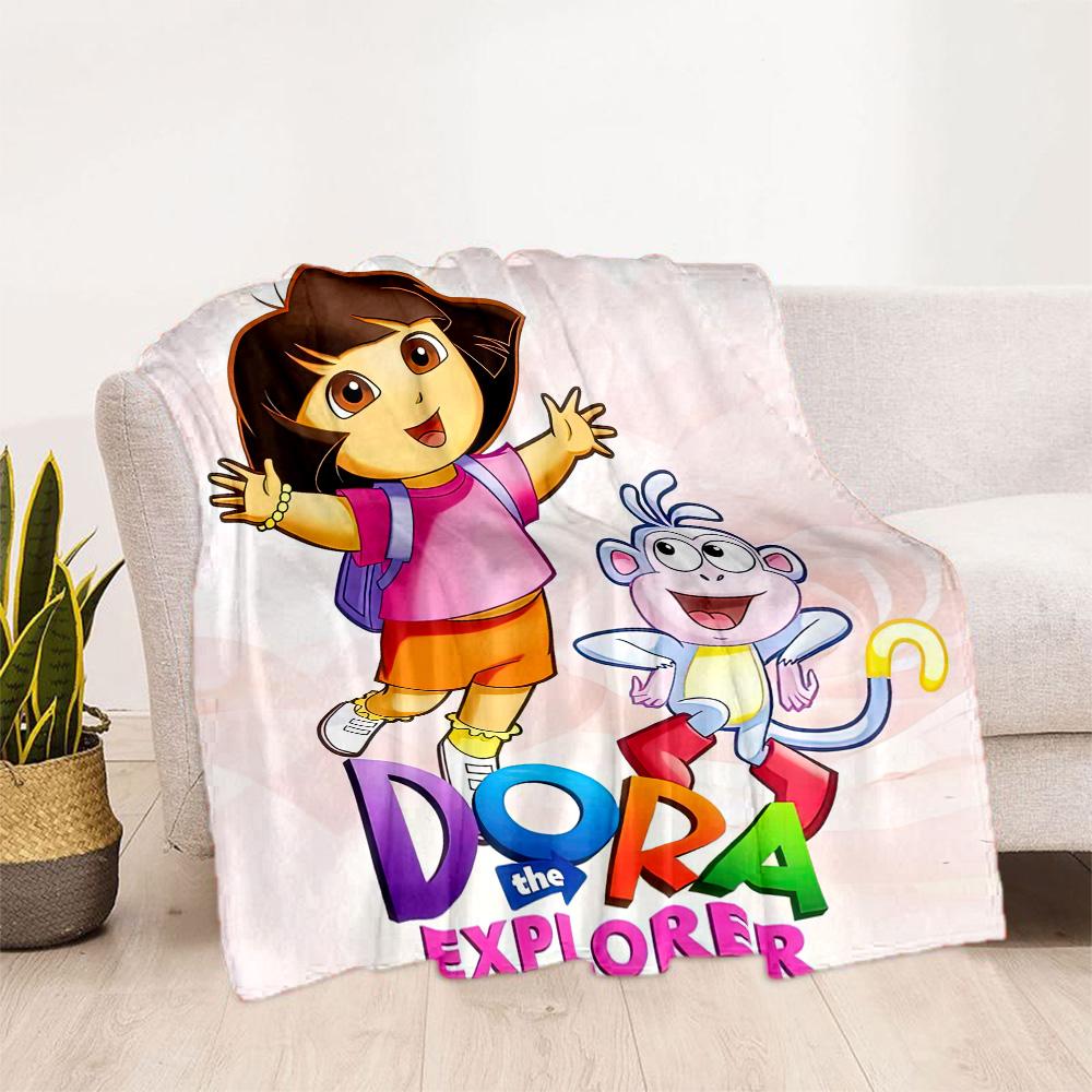 Dora Explorer Blanket Soft Warm Cozy Perfect for Picnics Couch Office All-Season Use Warmthful Decor Ideal Gift for Friends Family Couples Picnic