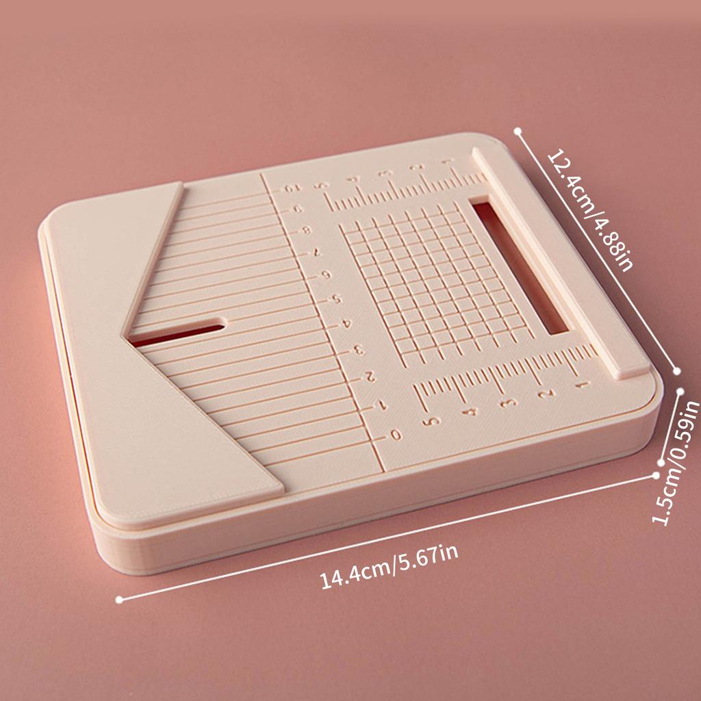 Praktische staubdichte Schreibtischunterlagen für präzises Lochen in weichem Ton, Ohrring-Zubehör-Projekte, Zubehör