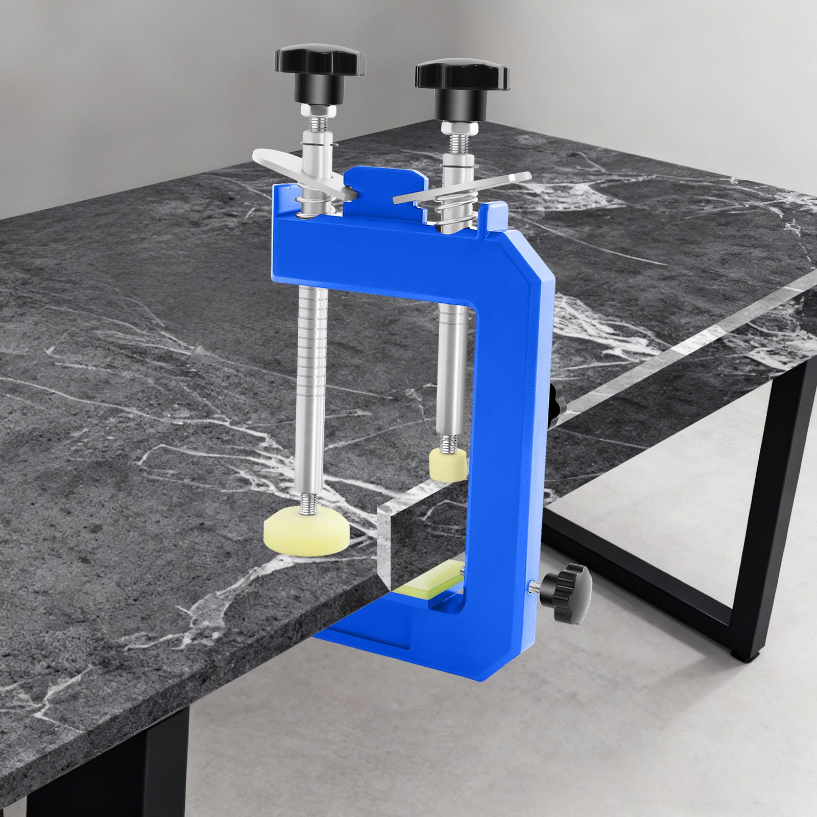 

45 Degree Max.13cm Joint Clamps for Bench Top Counter Top Granite Marble Stone Mitre Clamp Handware 32x20cm Convenient & Durable United States