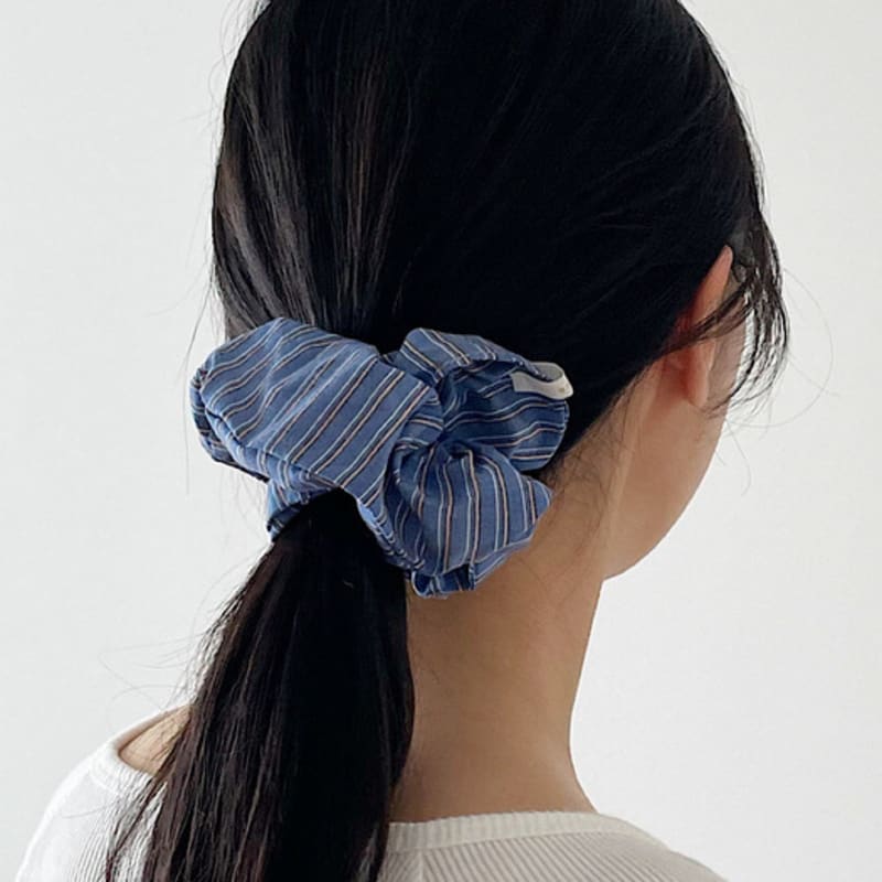 Oar Stripe Shirt Scrunchie 3 Colors
