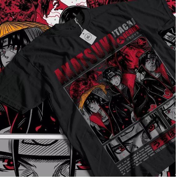 

Футболка Итачи Учиха Наруто Шиппуден Футболка в стиле японского аниме манги Все размеры 4XL