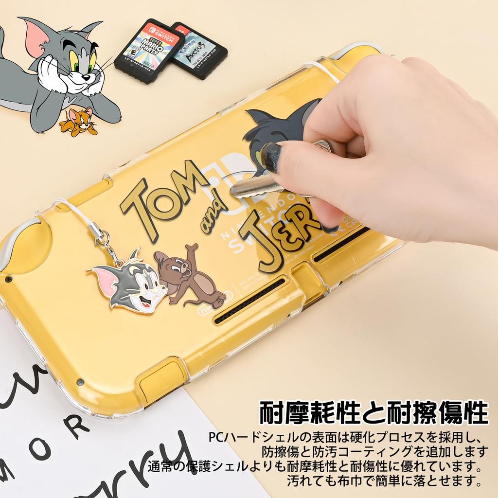 DLseego Switch Lite Clear Switch Light Transparent Switch Light Separate PC Ultra Easy Full Cute Case, Case, Cover, Cover, Material, Lightweight,