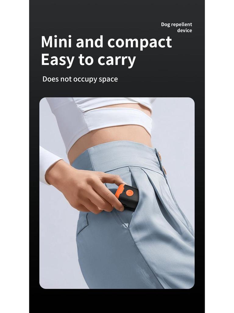 Portable Ultrasonic Dog Repeller and Trainer - Long Distance Anti-Barking Device & Self-Defense Tool