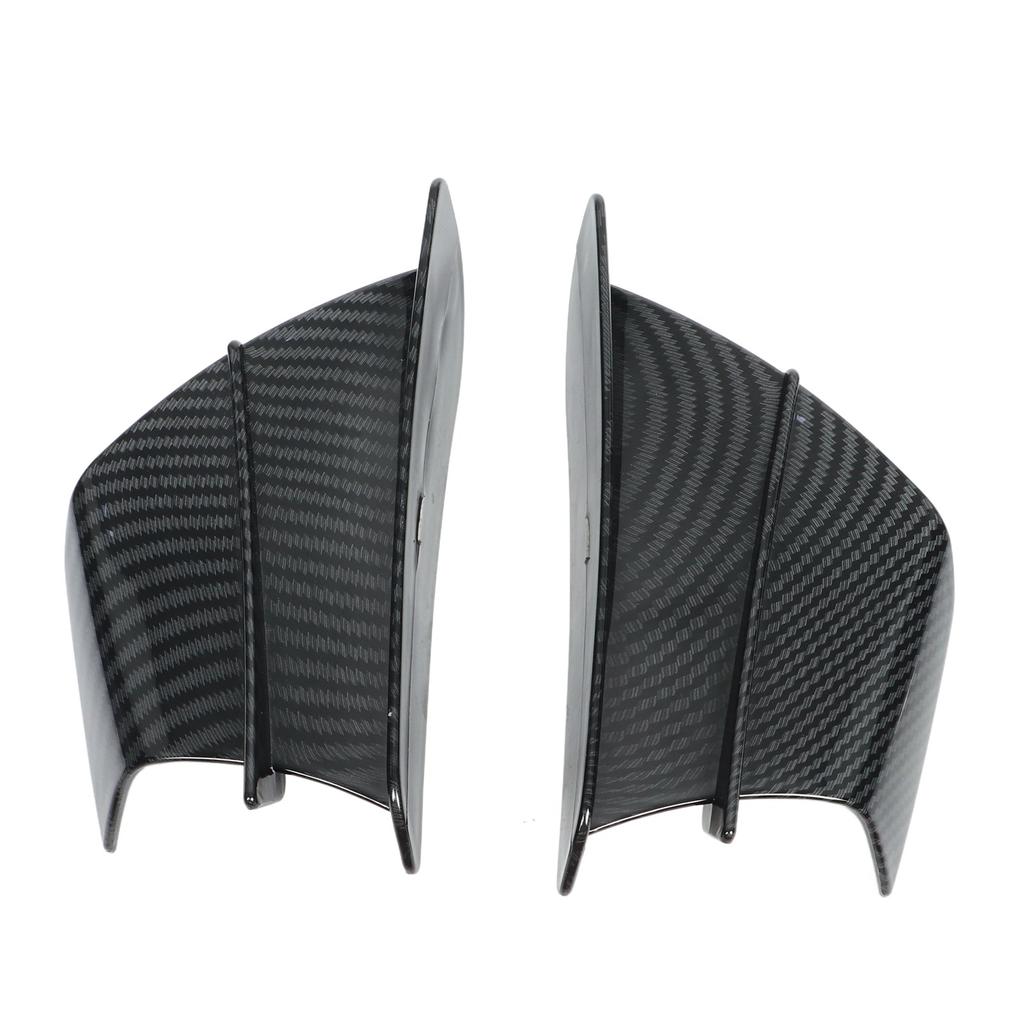 1 Pair Motorcycle Aerodynamic Wing Carbon Fibre Style Side Fairings Winglets Universal Fit