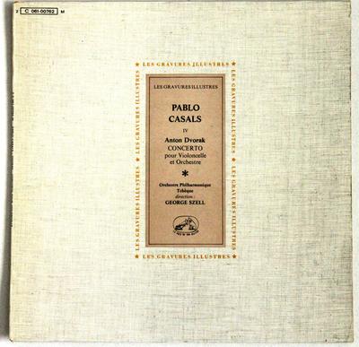 LP Record ANTONIN DVORAK, PABLO CASALS, THE C - Concerto Pour Violoncelle Et Orches C06100762 La Voix De Son  1972 France Classical Used