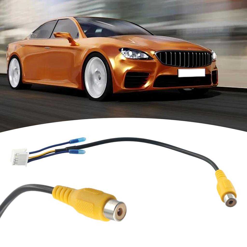10 Pin Rear-View Backup Camera Cable Adaptor For RCA For Car Stereo Radio DVD Radio Monitor Cable-Connector Car-Accessoies
