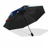1 pièce Parapluie Pliant Automatique Captain America, Bouclier - Structure Robuste à 8 Côtes, Toile en Polyester Résistante au Soleil, Compagnon de Voyage yy251023156