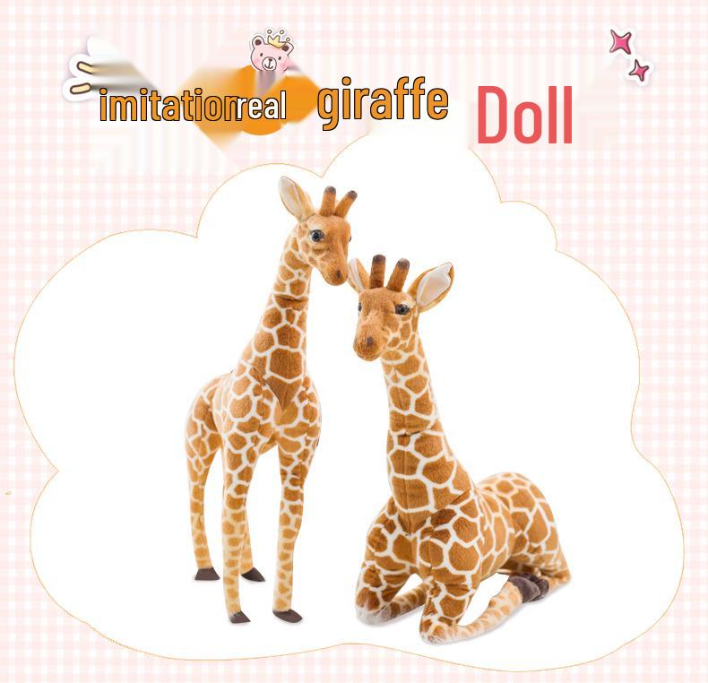 Giraffe & Sika Deer Plush Dolls: Adorable Photography Props and Surprise Gifts for Kids