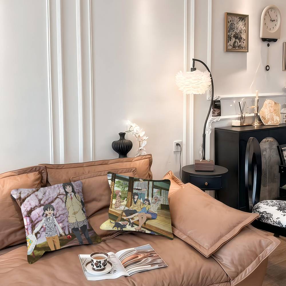 Flying Witch Personalized Pillow Dust Cover Bedroom Kids Party Decoration Pillowcase Birthday Children Gift