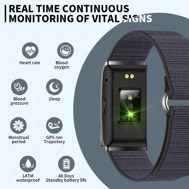 No Screen Smart Watch GPS Trajectory Ultra-long Use Blood Oxygen Blood Pressure Monitoring Sport Bracele Smartwatch