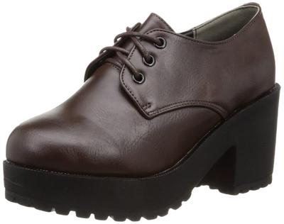 Shoes Oxford 8cm Heel Mannish [Liberty Doll] Lace-up
