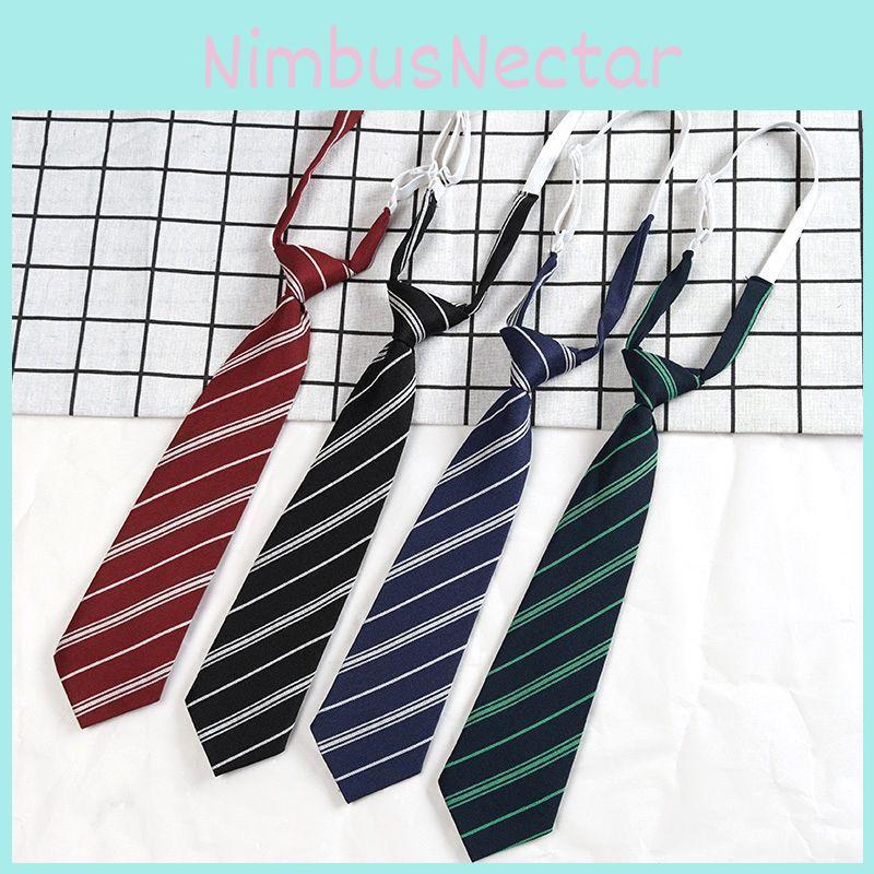 Childrens Adults Tie With Striped Linen Material For Casual School Wear
