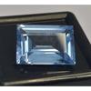 Natürlicher Himmelblauer Aquamarin Baguette 10-12 Karat Atemberaubender Loser Edelstein