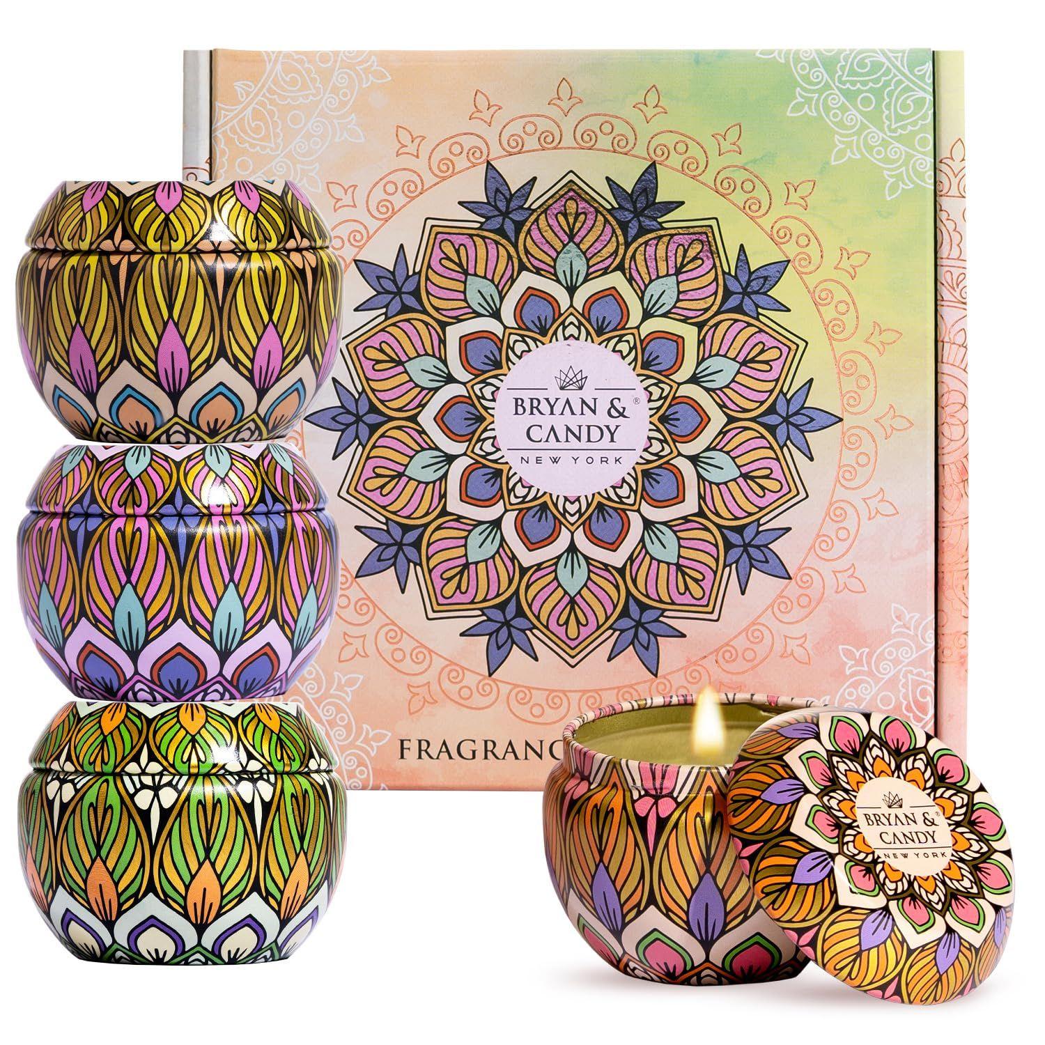 

Metal Mixed Fragrance Candles Combo Diwali Gift Set For Women And Men|Candle For Home Decor,Exercise,Aromatheraphy