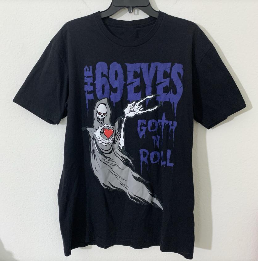 Goth and Roll The 69 Eyes Tričko Bavlna Dospělý S-5XL GS548 Unisex Tričko