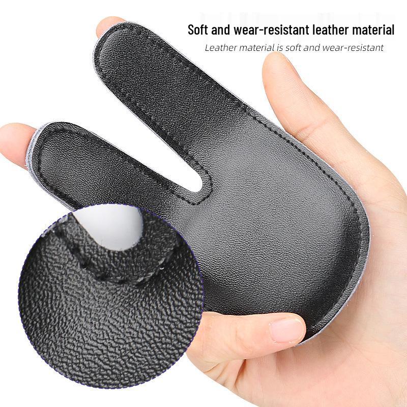 PU Leather Baseball Finger Cots with Thick Palm Protection and Shock Absorption for Outdoor Training and Competition