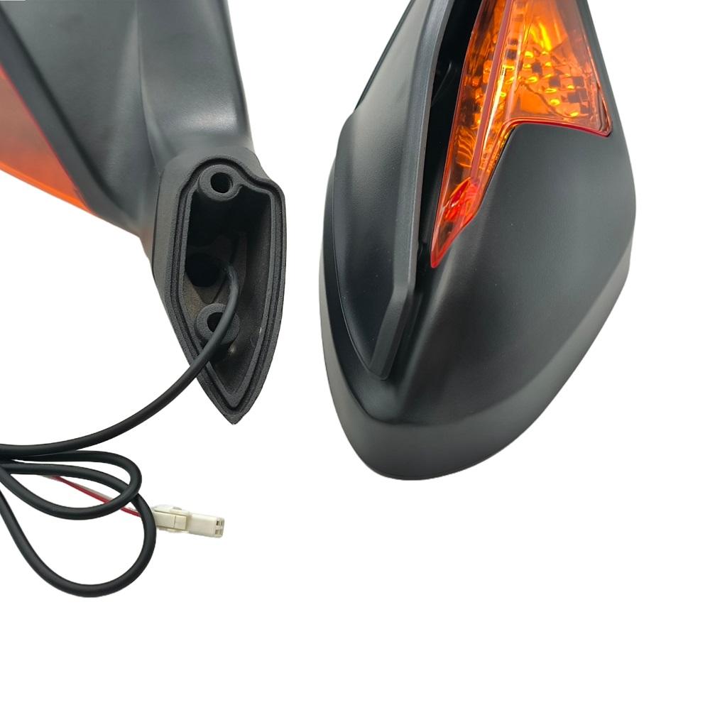 Motorrad Rückspiegel Außenspiegel mit Blinker Licht Für MV Agusta F3 675 800 2013-2020 Motorrad Rückspiegel