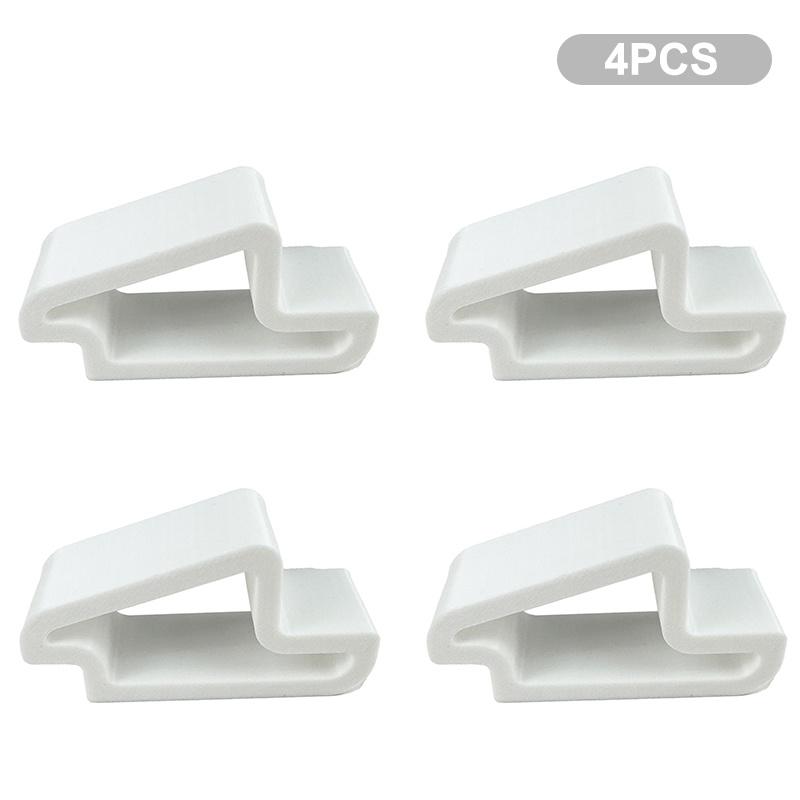 1/2/4Pcs Heavy Duty Door Stopper Non-Slip Balcony Window Door Wedge Easy Install For Home Office Bathroom Kitchen Track Lock