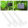 30Pcs Plant Label Hooks Holder Stainless Steel Garden Markers Stake Plant Sign For Flower Pot Bonsai 200mm