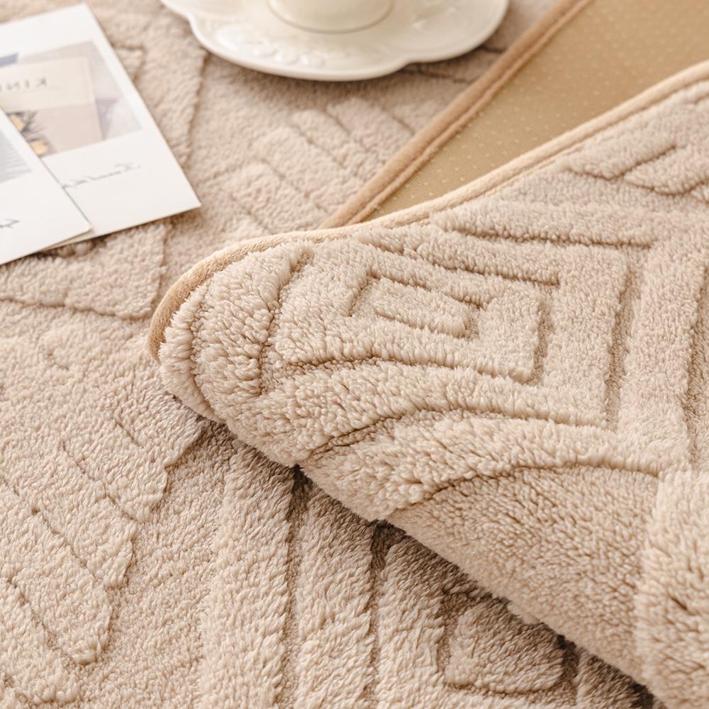 Husa de pernă de pluș căptușită pentru canapea pentru sufragerie Husa de protecție pentru canapea Husa de șezut pentru canapea Jacquard Anti-alunecare pentru iarnă