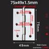 Stainless Steel Folding Casement Hinge for Doors, Windows, Wooden Boxes & Luggage (1-4 inches)
