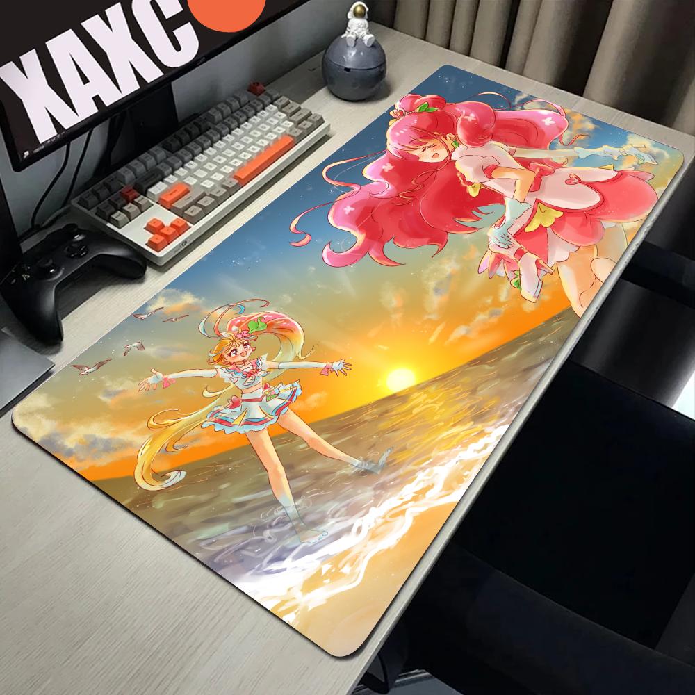 Healin Good Pretty Cure Mousepad INS Tide Large Cartoon Anime Gaming Mouse Pad Keyboard Mouse Mats Desk Mat Accessories