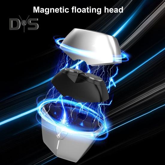 Herr Elektrisk Rakapparat Vattentät Typ-C Uppladdningsbar Mini Rese Roterande Rakapparat Bärbar Hår Skäggtrimmer Borttagningsverktyg Pappa Pojkvän Gåva