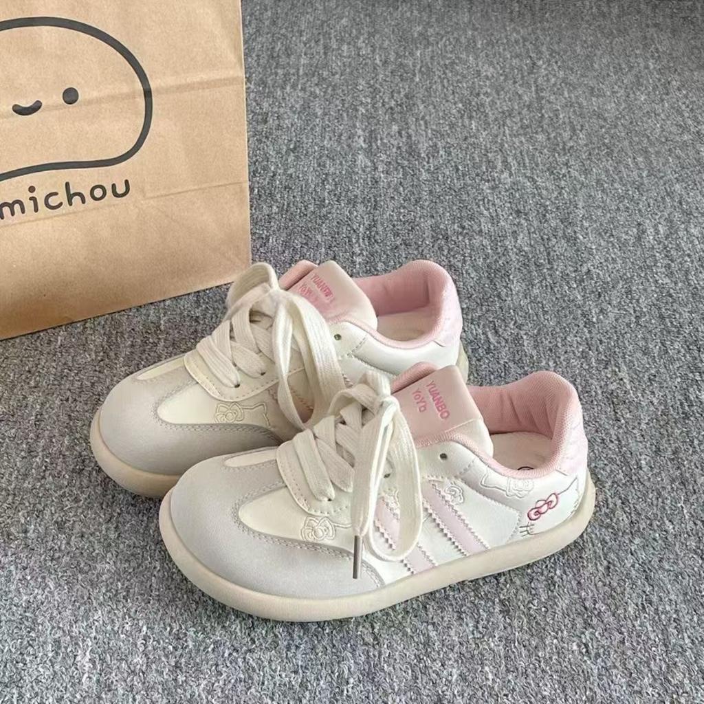 Dopamine casual board shoes women's 2025 new versatile niche shoes student platform white shoes German training shoes