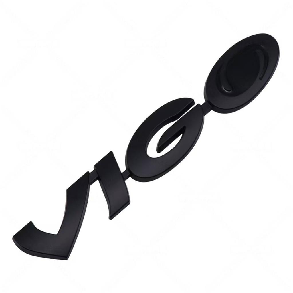 3D Metal HULUX VIGO SR5 V6 Badge Sticker Rear Trunk Emblem Decal Car Exterior Styling Accessories