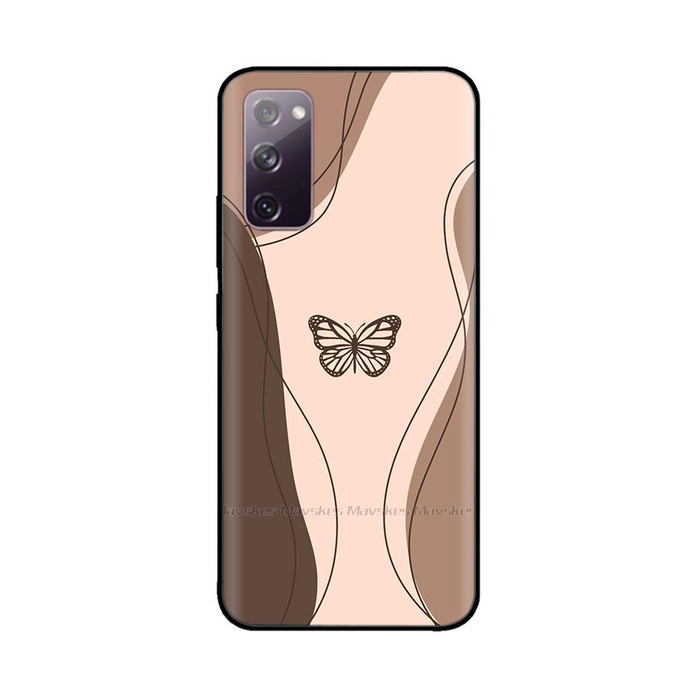 Phone Case For Samsung Galaxy S20 FE Case Soft TPU Painted Silicone Back Cover For Samsung S20 Ultra S20+ Cases s 20 Shell Cover