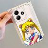 Case for Xiaomi Redmi Note 14 Pro Plus 13C 10S 9 10 14C 11S 12S 12 11 A4 Note 13 Soft Phone Cover Anime Sailor Moon