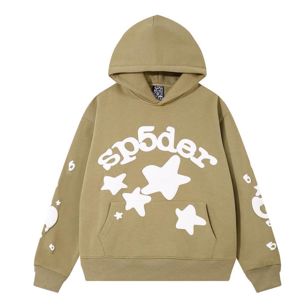 Young Thug Style Foam Letter Hoodie - Pink Hip-Hop Sweatshirt for Couples