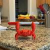 Crab Shape ABS Pen Rest Display Stand Eyeglasses Stand Desktop Pen Organiser Rack for Home Office Desk Decoration