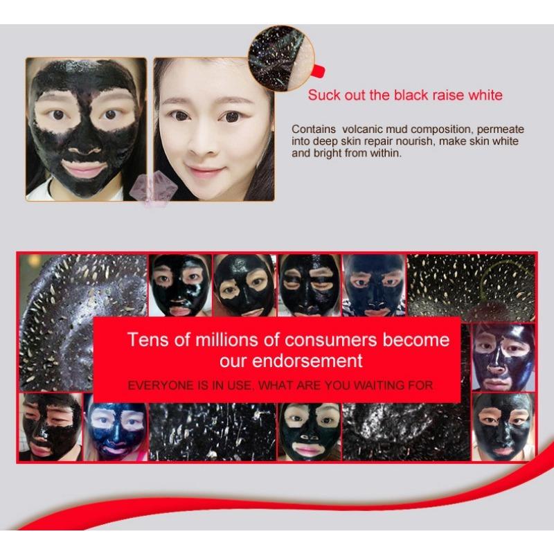 Vulkanische Schlamm Mitesserentfernungsmaske, Tiefenreinigung, Reinigung, Aufstrich, Abreißend Feuchtigkeitsspendend Aufhellend