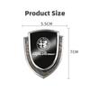 Car Metal Shield Emblem Car Side Fender Body Trunk Badge Sticker For Alfa Romeo Giulietta 159 Mito Giulia Stelvio 147 Accessorie