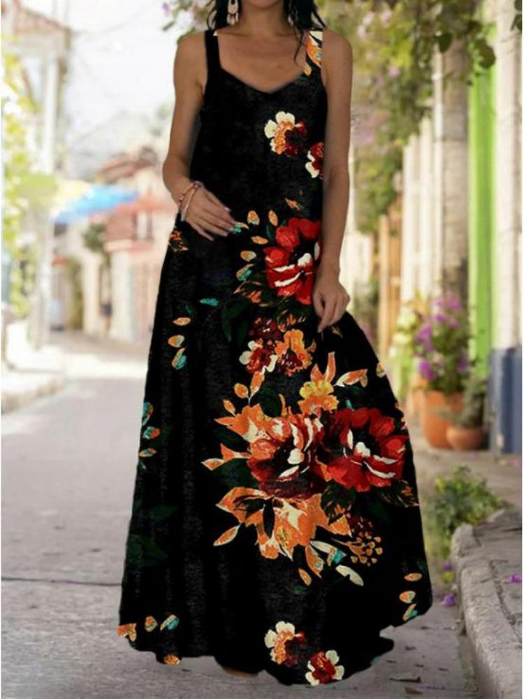 2025 Bohemian Off Shoulder Strapless 3D Tie Dye Dress