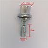 M12 x 1.25 ALLOY WHEEL EXTRA LONG THREAD BOLTS FLAT SEAT WASHER Bolt For Peugeot Citroen C4 C5