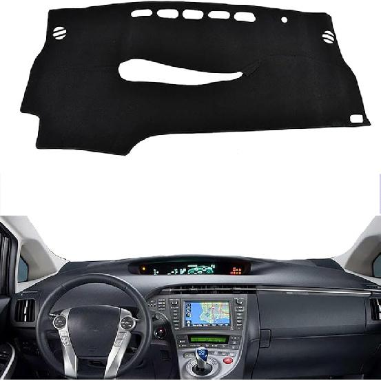 Fit for Toyota Prius XW30 2010-2015,Car Dashboard Cover,Black Dash Cover Mat,Dash Mat Dashboard Cover,Car Interior Accessories Lhd Red Edge