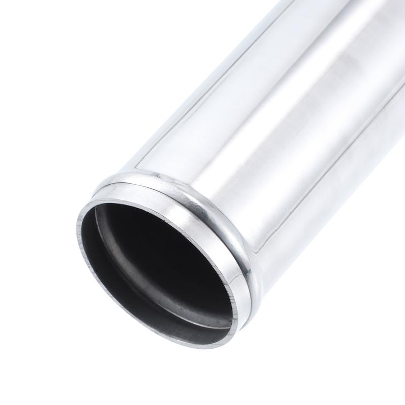 Uxcell Aluminum Alloy Tube OD 51/57/63/70/76mm Intercooler Pipe Air Intake Tube Hose 0 45 Degrees 500mm Length for Car