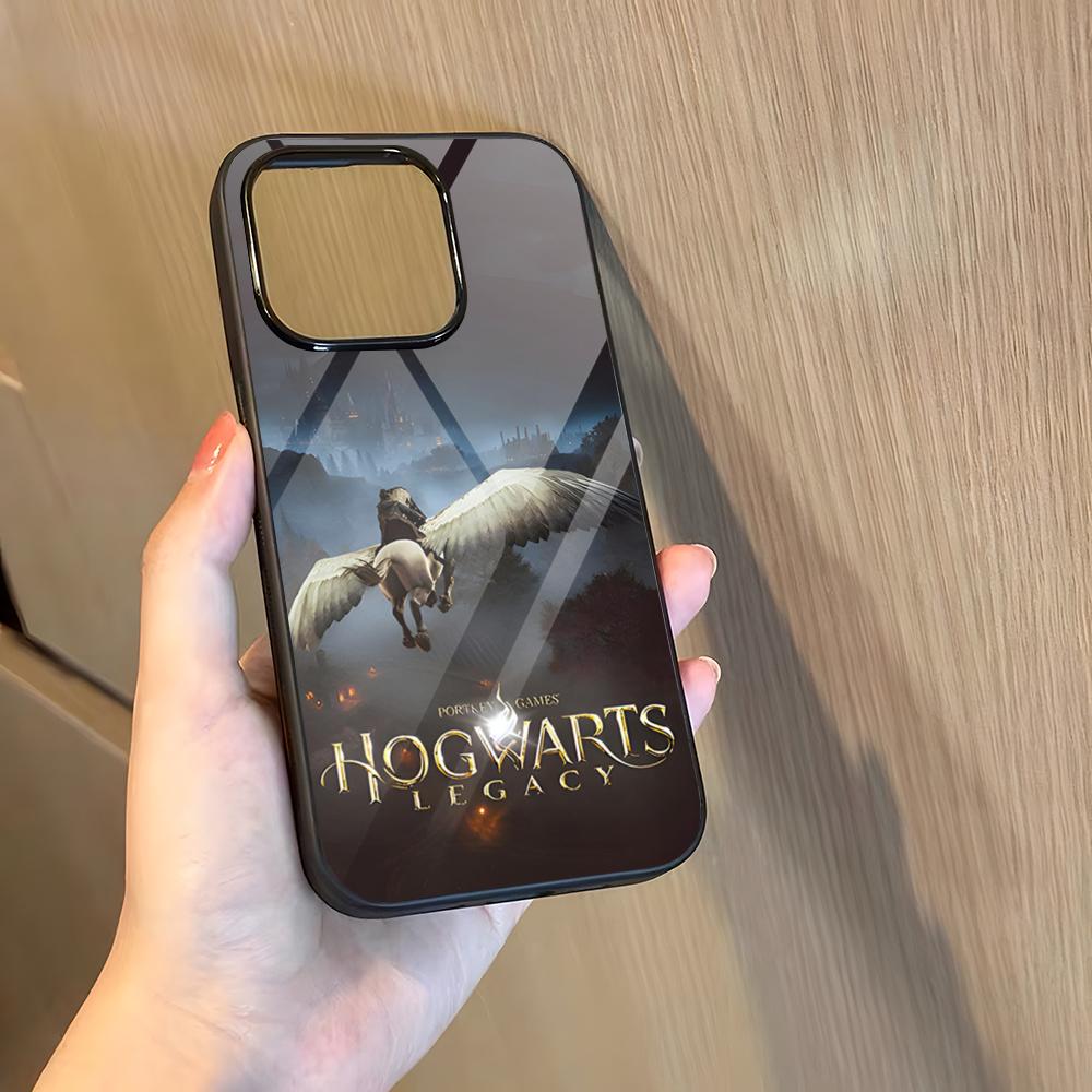 H-Hogwartss Legacy Phone Case For 17 Pro Max iPhone 18 16 Plus 15 Pro Max 14 12 11 13 Mini X Xs XR PC+TPU Cover