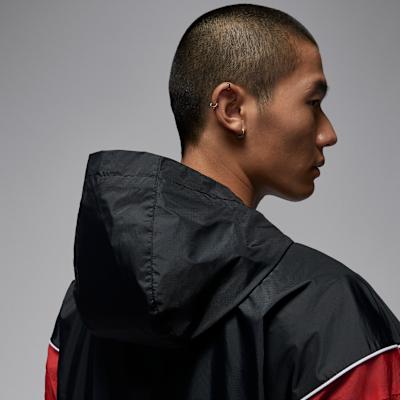 Jordan Jackets Men's Black Hooded Moderate Other