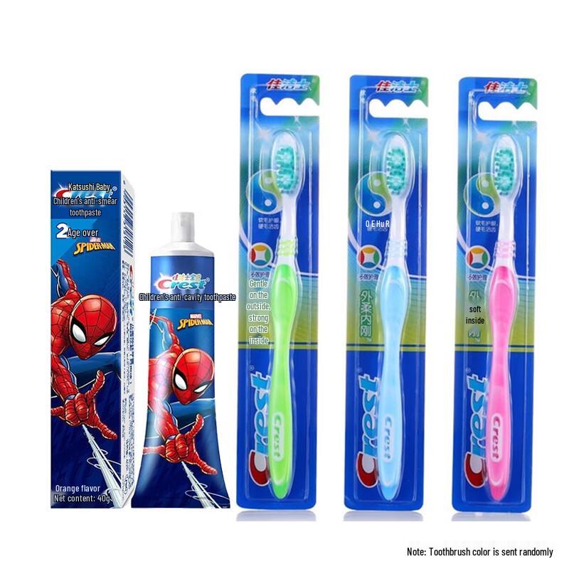 Crest Spider-Man Kids Toothpaste & Toothbrush Set