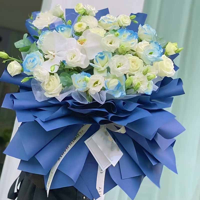 20 Sheets Korean style waterproof Flower Wrapping Paper Florist Bouquet Paper DIY Crafts gift wrapping paper 58 x 58cm/22.8x 22.8 inch