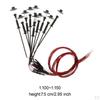 10Pc 1:0 Scale Street Lights Garden and Park Train Railroad Scenery Miniature Lamp Post Buildings
