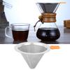 Coffee Maker Drip Filter Double Layer Stainless Steel Reusable Coffee Funnel for 1‑2 PeopleOrange