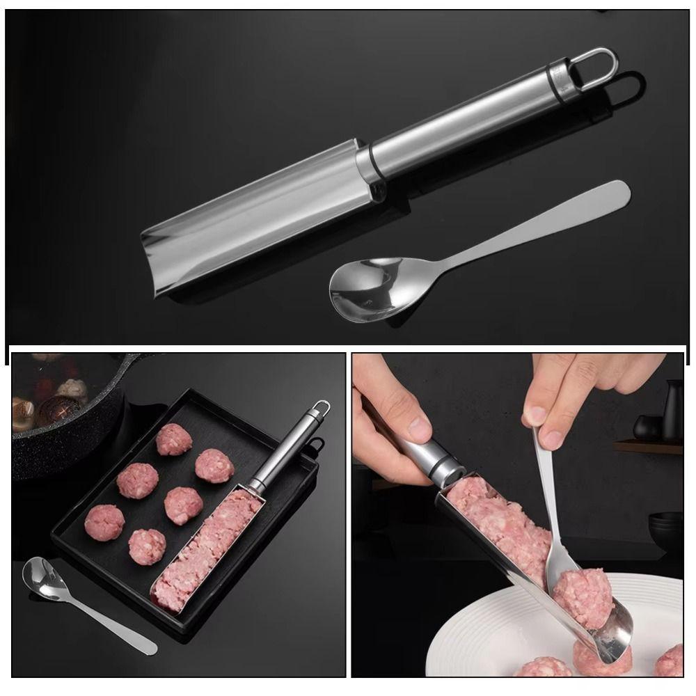 Smooth Meatball Scoop Non-Stick Meatball Mold Multifunctional Meatball Maker  Home Cooking