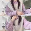 Autumn 2025 Women's High-End Purple Shirt & Layered Vest Set